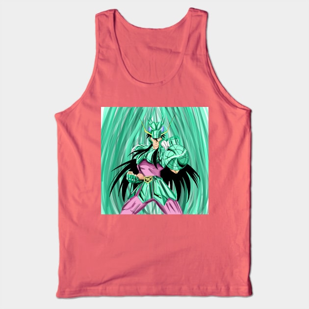 saint seiya shiryu the dragon in rozan arts Tank Top by jorge_lebeau